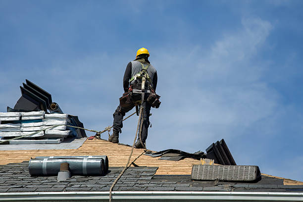 Professional Roofing technician working in Piermont, NY